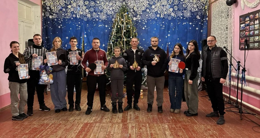В Волоконовском доме культуры прошел традиционный турнир по настольному теннису «Новогодняя ракетка 2026».