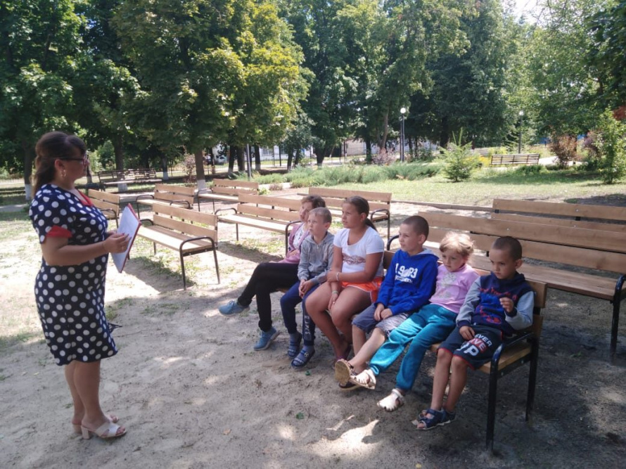 В парке культуры и отдыха прошла познавательная программа "Давайте поговорим о природе".